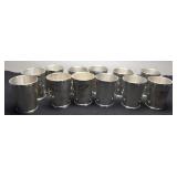 12 Sterling Silver 4" Glasses By International