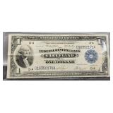 1918 Large Size $1 National Currency Note,