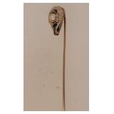 14 K Gold Stick Pin 1.8 Grams