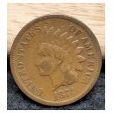 1874 Indian Head Cent F15