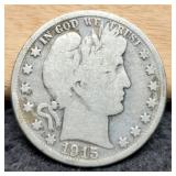 1915-S Barber Half Dollar