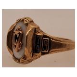 10 K Gold Class Ring Size 5.5 4.7 Grams