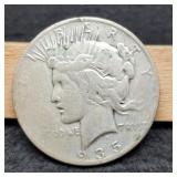 1935-S Peace Dollar