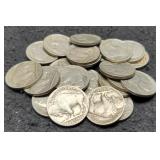 22 Full Date Buffalo Nickels Back To 1925