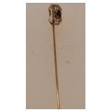 10 K Gold Stick Pin 1.1 Grams