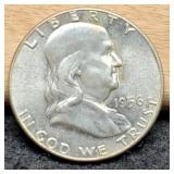 1956 Franklin Half Dollar Unc.