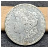 1921-D Morgan Dollar AU