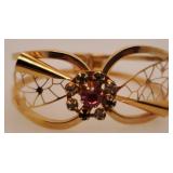 Heavy Costume Bracelet w/ Rhinestones