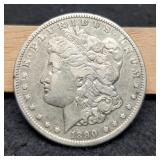 1890-CC Morgan Dollar XF