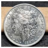 1887 Morgan Dollar Unc.