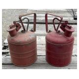 2 - One Gallon Fuel Cans