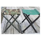 2 - Folding Camp Stools
