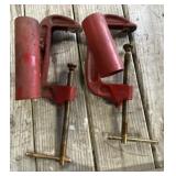 2 - C-Clamps with Custom Bar Brackets