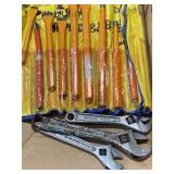 Adjustable Wrenches, Punches, Chisels