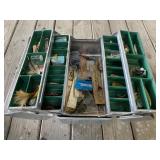 Aluminum Tackle Box and Tackle