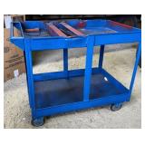 2 Tiered Rolling Shop Cabinet