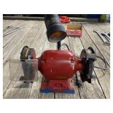 Bench Grinder with Work Light