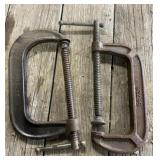 2 - 6" C-Clamps