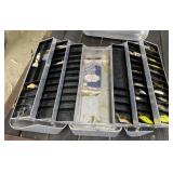 Aluminum Tackle Box and Contents