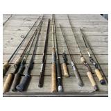 Lot of Fishing Rods