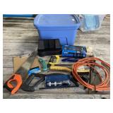 Tote with Lid and Tools