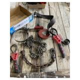 Tape Measure, Chain, Filter Wrenches