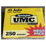 250 rnds Remington .45 ACP Ammunition
