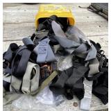 Bucket Full of Climbing & Safety Harness