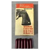 Pachmayr Revolver Grips & 6 .45 Colt Snap Caps