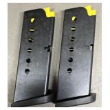 2 - Taurus PT 709 9mm 7 rnd Magazines
