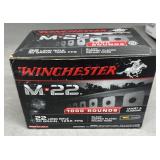 1000 rnds Winchester M22 .22LR Ammo