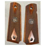Ruger 1911 Checkered Walnut Grips