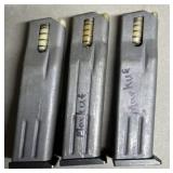 3 - Russian Makarov 9x18/.380 Cal Magazines
