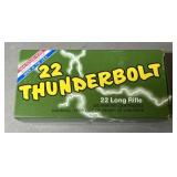 500 rnd Brick Remington Thunderbolt .22LR Ammo