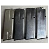4 - Browning Hi Power 9mm 15 rnd Magazines