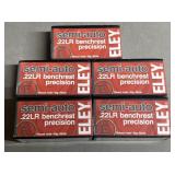 250 rnds Eley Benchrest .22LR Ammo