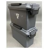 2 - Plastic .30 Cal Ammo Cans