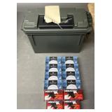 580 rnds Federal .22LR Ammo in Plastic Ammo Can