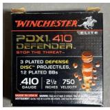 7 rnds Winchester PDX1 .410ga Shotshells