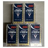250 rnds CCI Maxi-Mag .22 Magnum HP Ammo