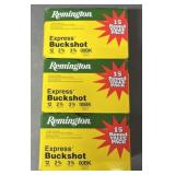 45 rnds Remington 12ga 2 3/4" Buckshot Ammo