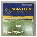 100 rnds Remington & MagTech .38 Spl Ammo