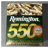 550 rnds Remington .22LR HP Ammo