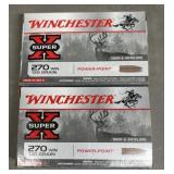 40 rnds Winchester .270 Win Ammo
