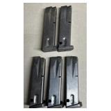 5 - Beretta 92 9mm 15 rnd Magazines