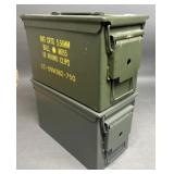 2 - Steel Ammo Cans