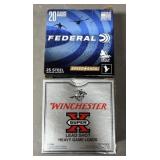 40 rnds Winchester & Federal 20ga Shotshells