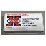 50 rnds Winchester .45 Colt Ammo