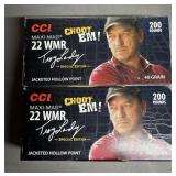 400 rnds CCI Maxi-Mag .22 Magnum HP Ammo