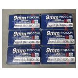 300 rnds Fiocchi 9mm Ammo
